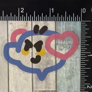 🌀10/$10🌀 Translucent Bubble Line Animal Reusable Waterproof Vinyl Sticker Deca